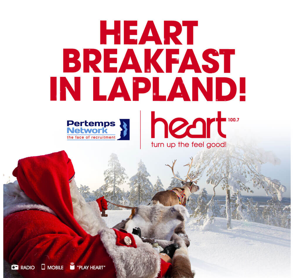Heart breakfast in Lapland with Pertemps Network - the face of recruitment